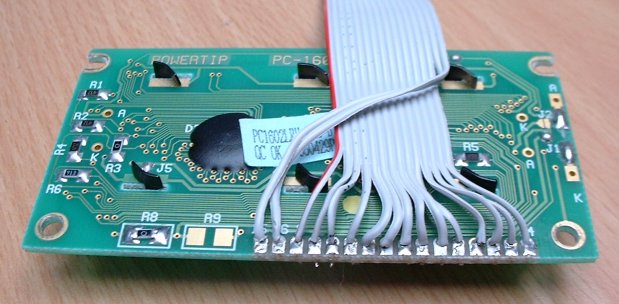 LCD wiring